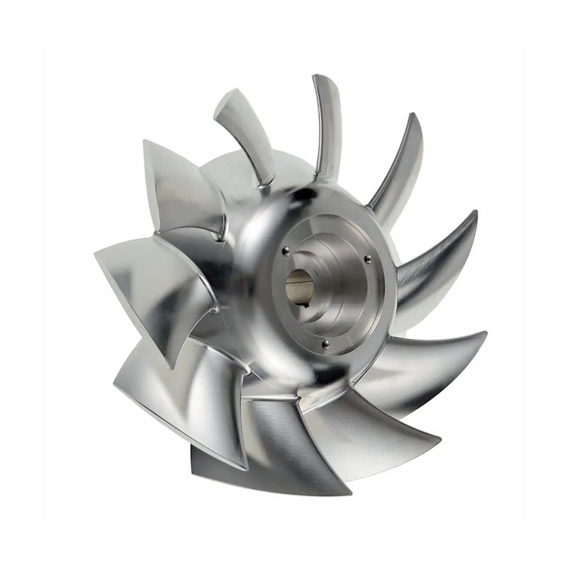 Componenti di turbine lavorati a CNC